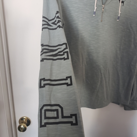 PINK - Light Green Hoodie - Picture 3 of 4